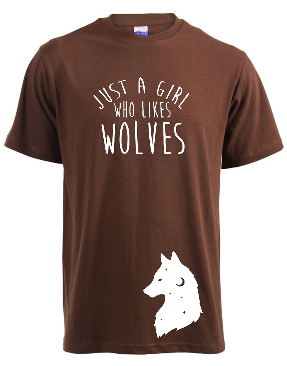Thumbnail: Just a girl who likes Wolves Kids T-shirt (Assorted Colours)