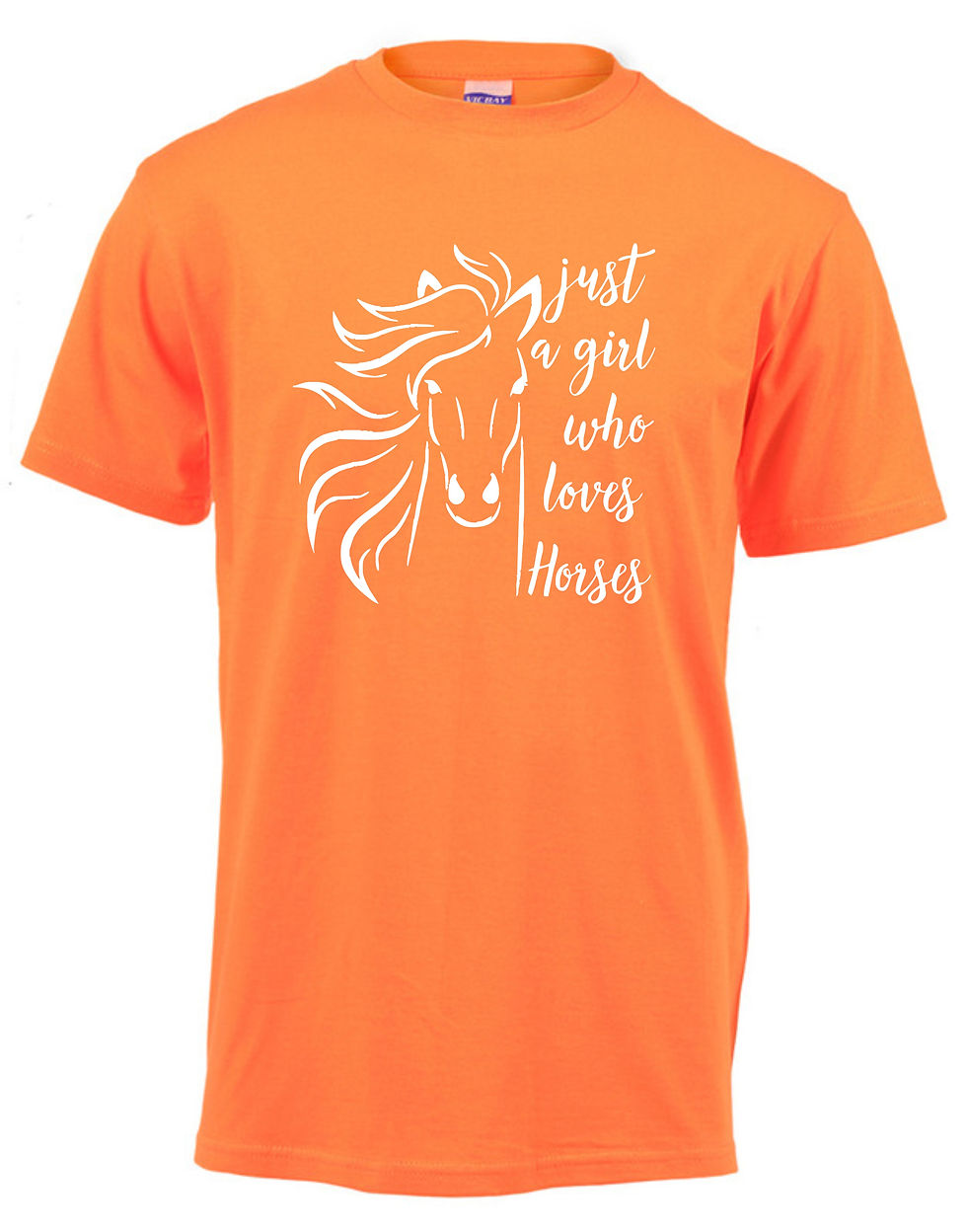 Thumbnail: Just a girl who loves horses Kids T-shirt (Assorted Colours)