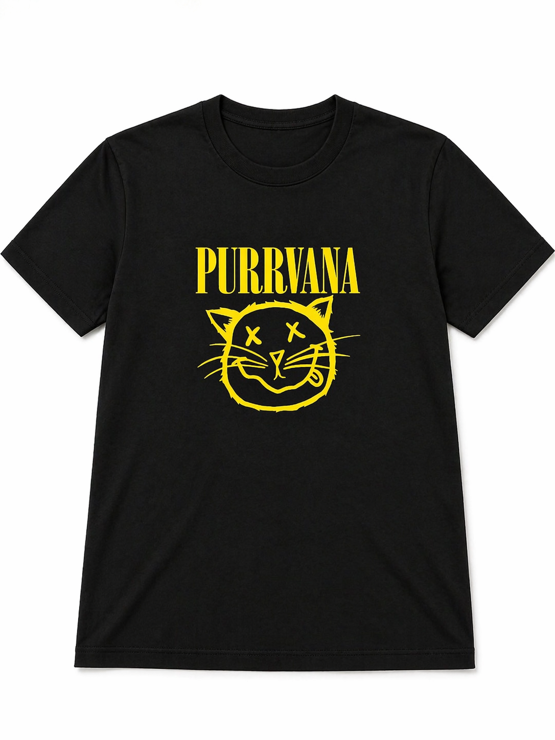 Purrvana Parody Band T-shirt