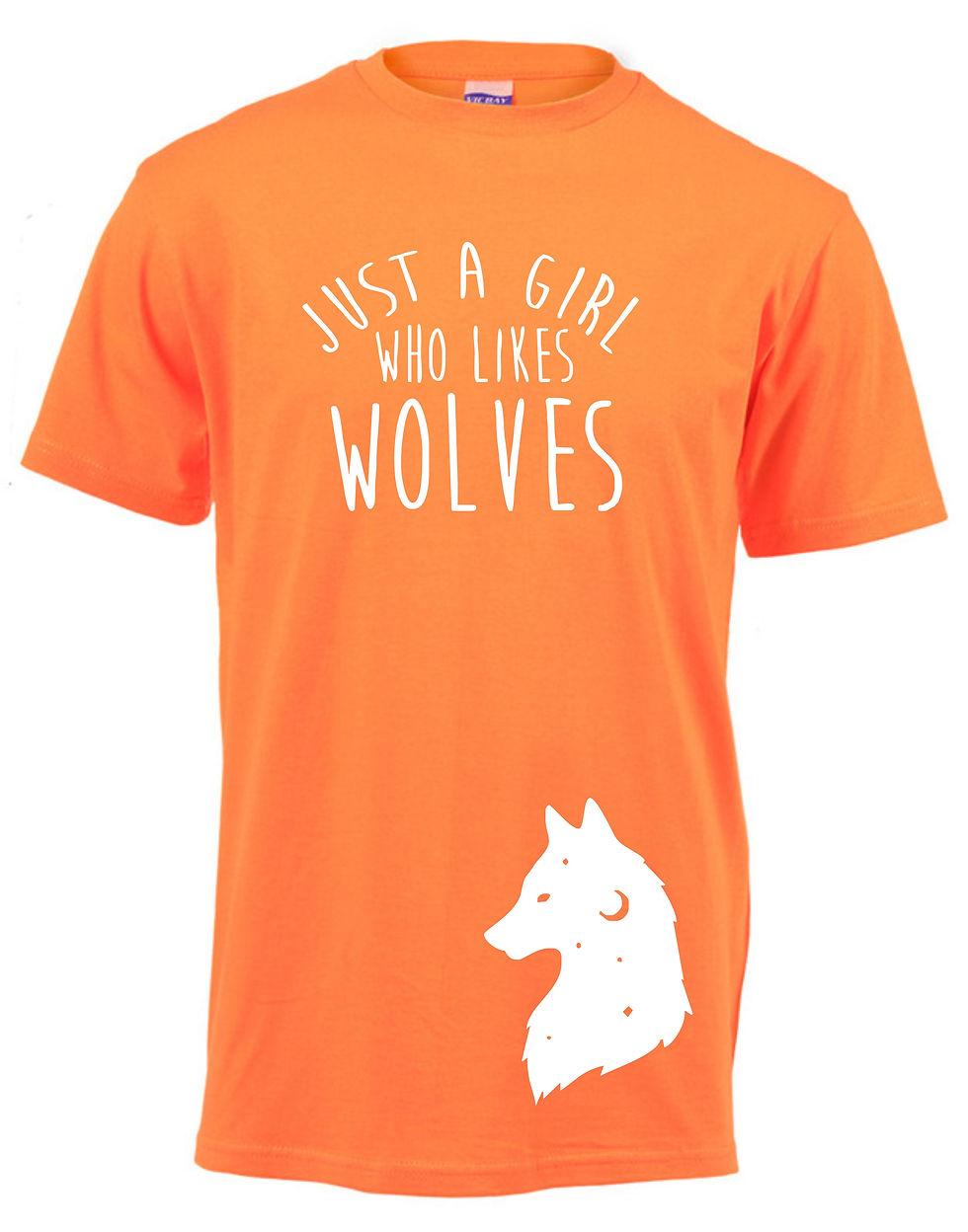 Thumbnail: Just a girl who likes Wolves Kids T-shirt (Assorted Colours)