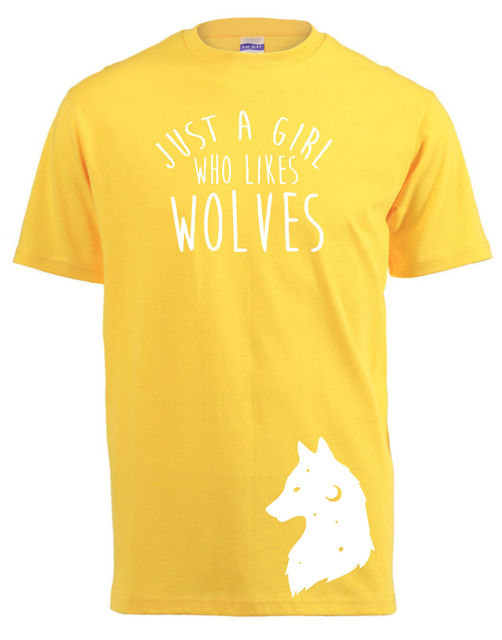 Thumbnail: Just a girl who likes Wolves Kids T-shirt (Assorted Colours)