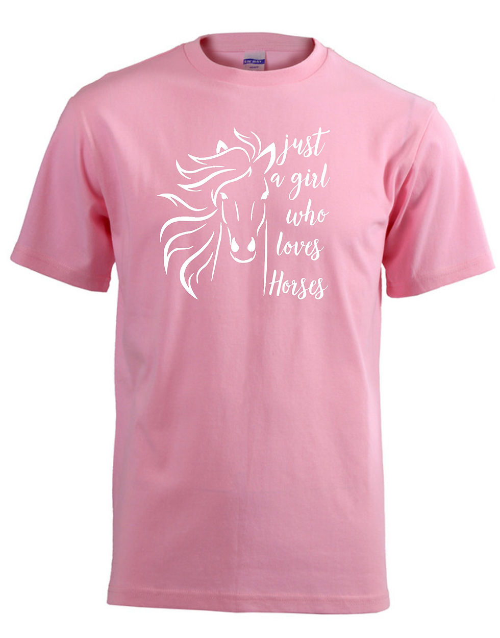 Thumbnail: Just a girl who loves horses Kids T-shirt (Assorted Colours)