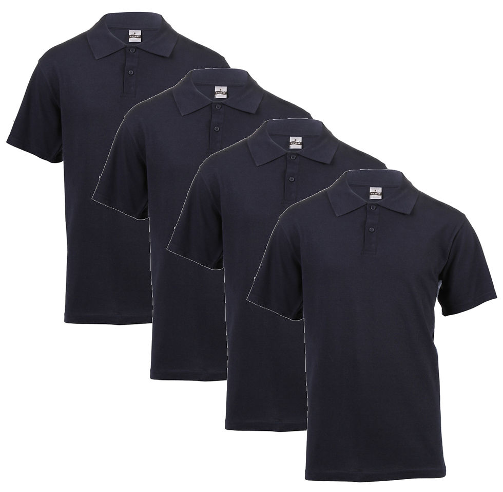 Thumbnail: Blank Men's Polo 4 - Pack ( Assorted colours)