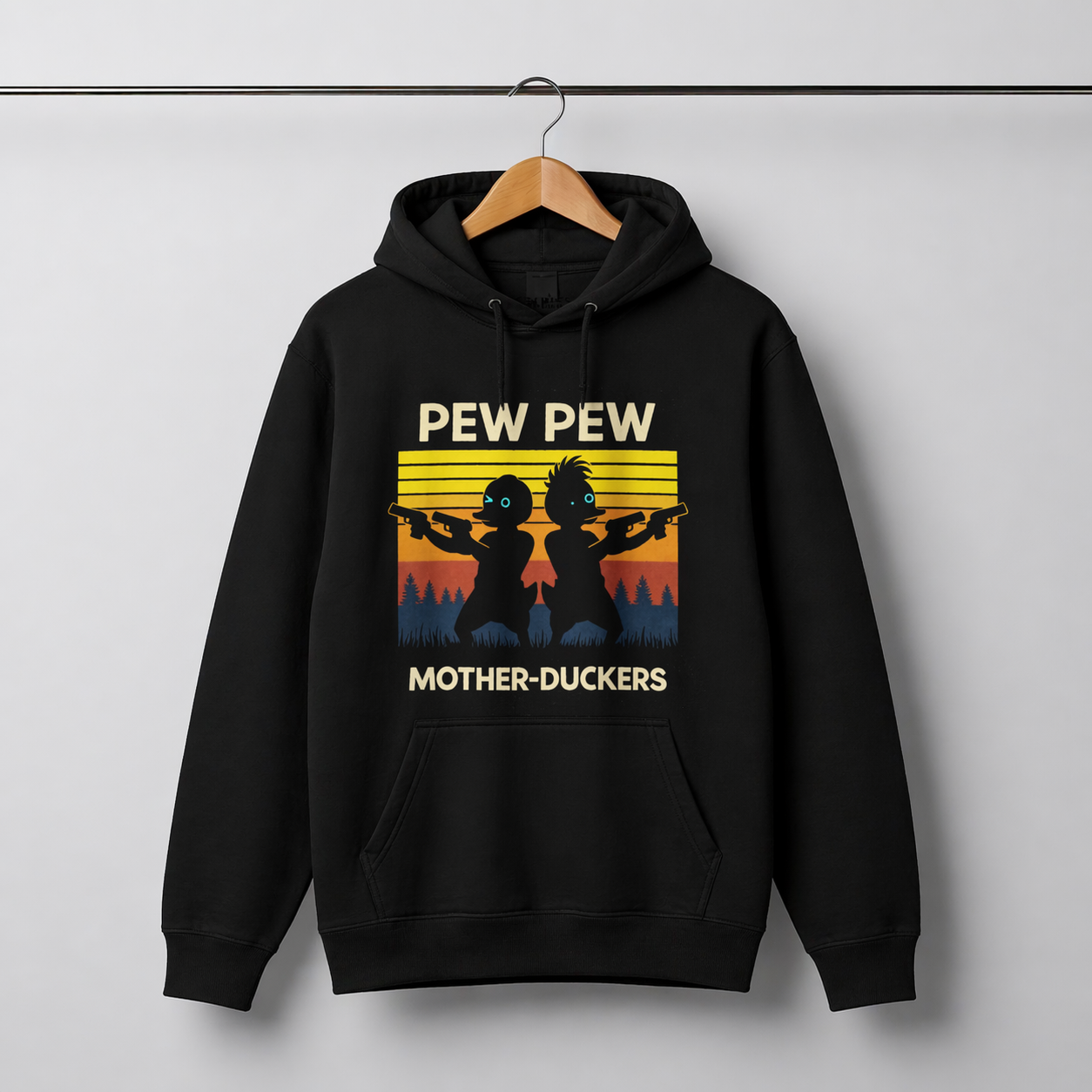 Battling Royales - Pew Pew Mother -Duckers Hoody