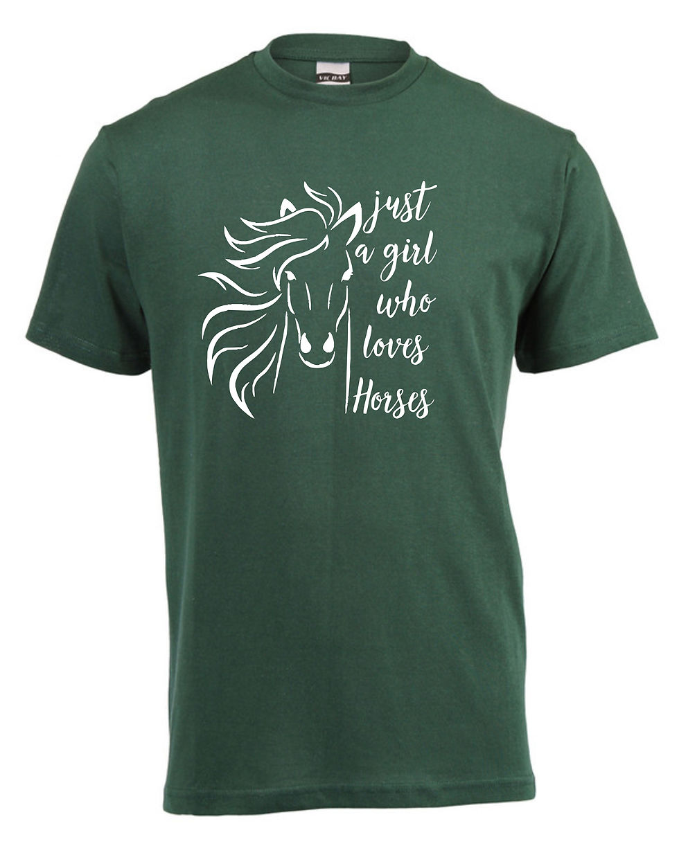 Thumbnail: Just a girl who loves horses Kids T-shirt (Assorted Colours)