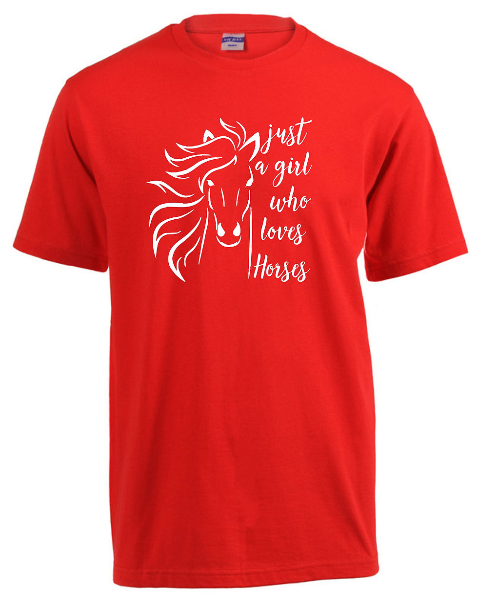 Thumbnail: Just a girl who loves horses Kids T-shirt (Assorted Colours)