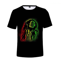 Miniatura: T-shirt hip hop con stampa 3D da uomo e donna