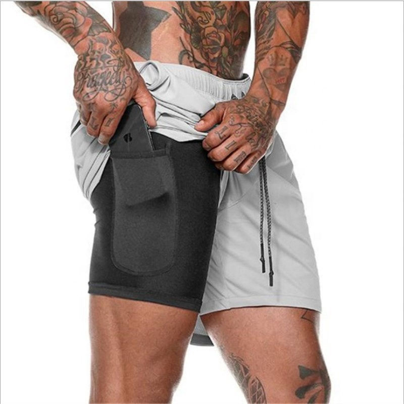 Miniatura: Gym Wear Cross Fit Shorts Mens Fitness Workout Sports Running