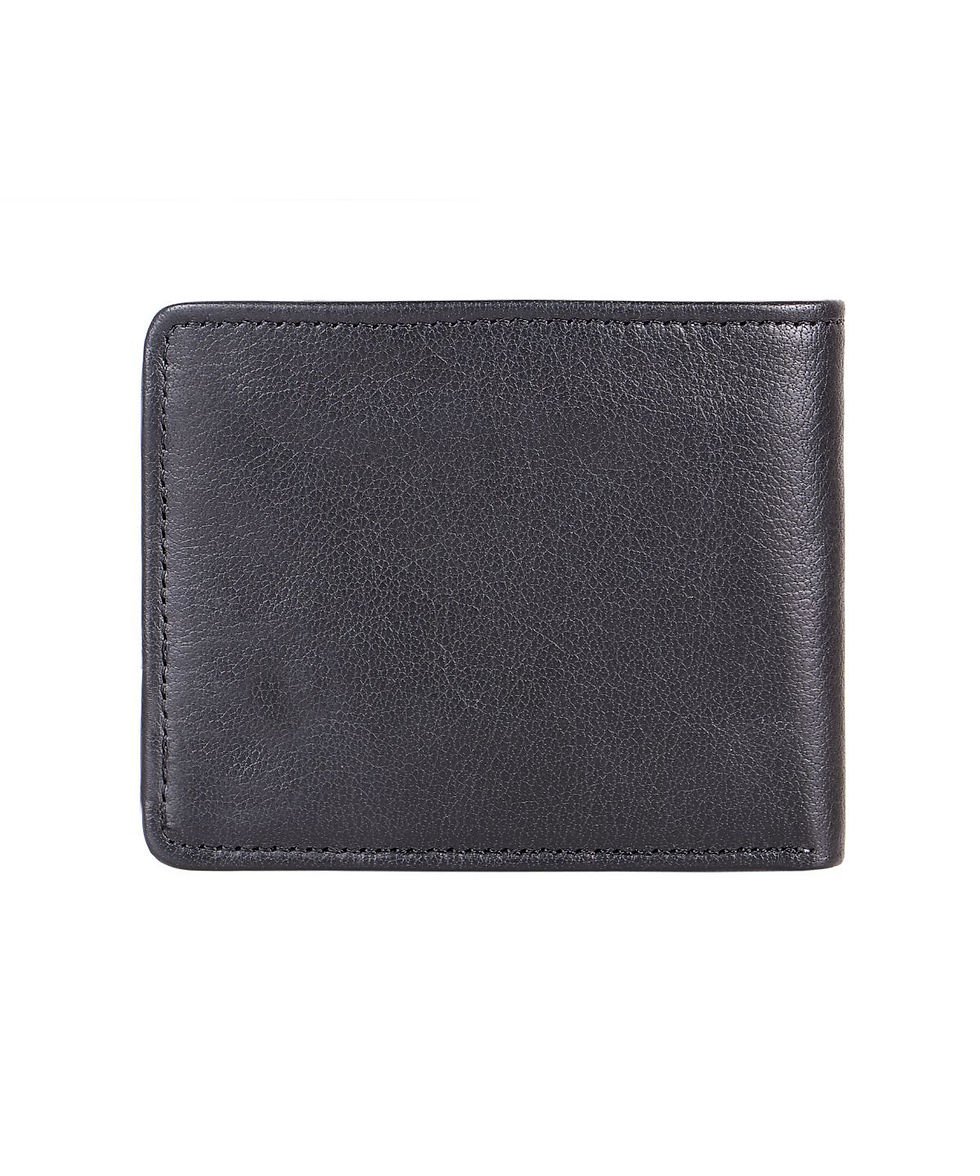 Miniatura: Vespucci RFID Blocking Buffalo Leather Slim Bifold Wallet