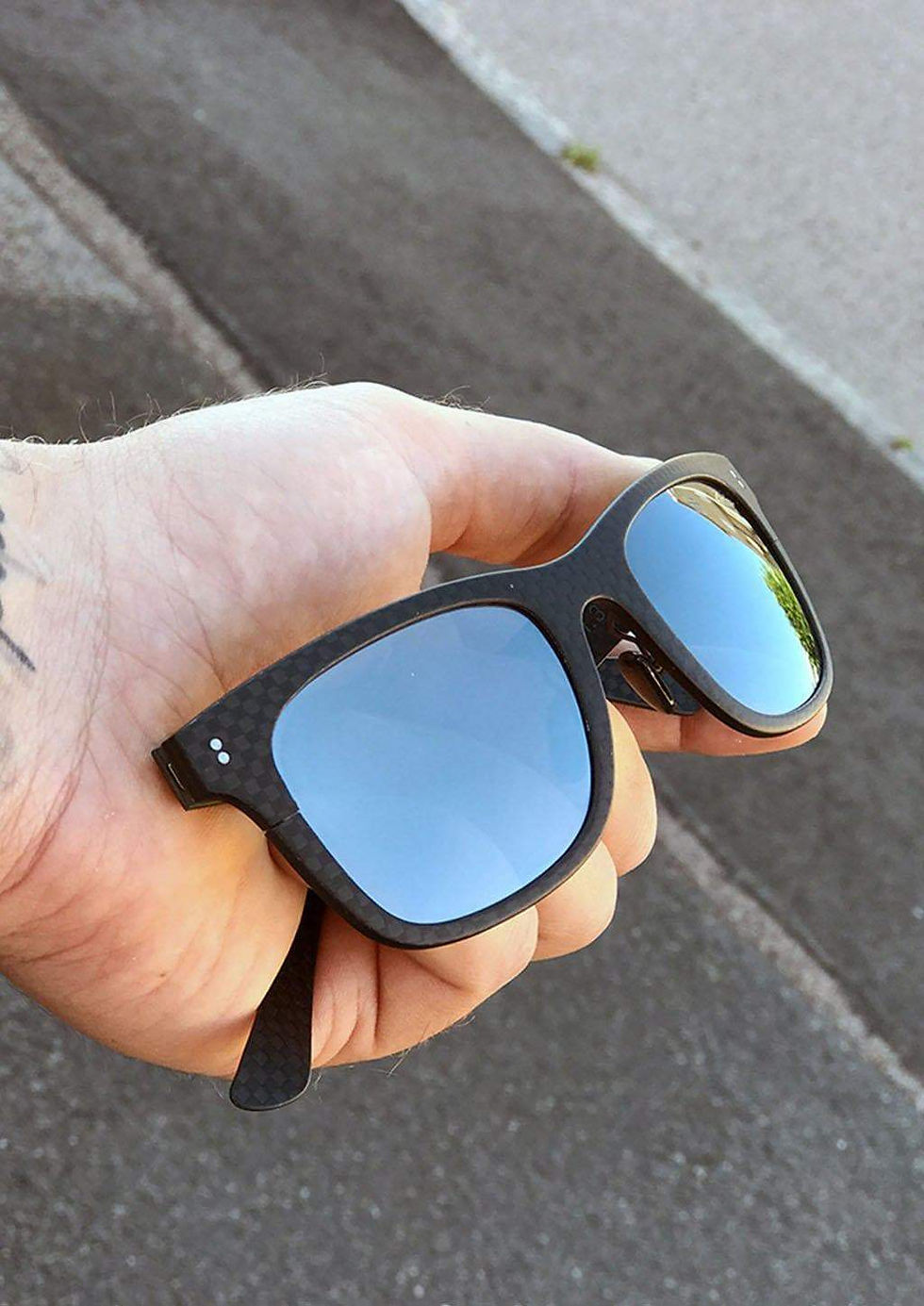 Miniatura: Fibrous V4 Square - Carbon Fiber Sunglasses