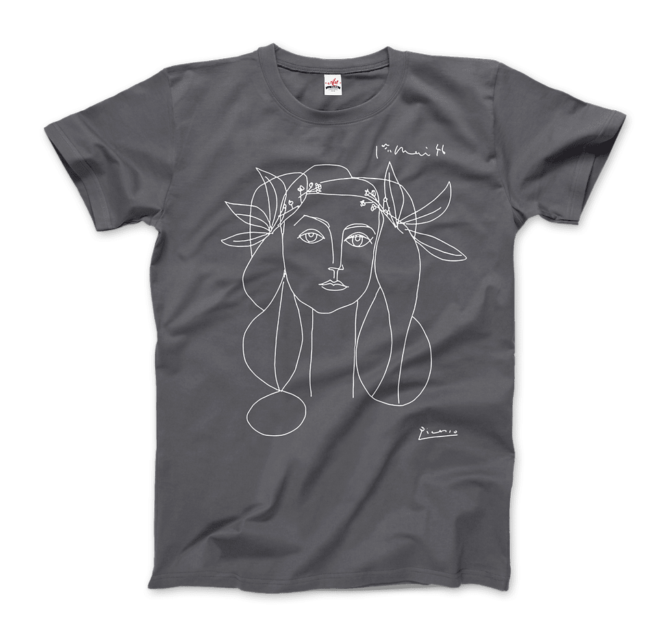 Miniatura: T-Shirt d'Arte Pablo Picasso "Guerra e Pace" (1952)