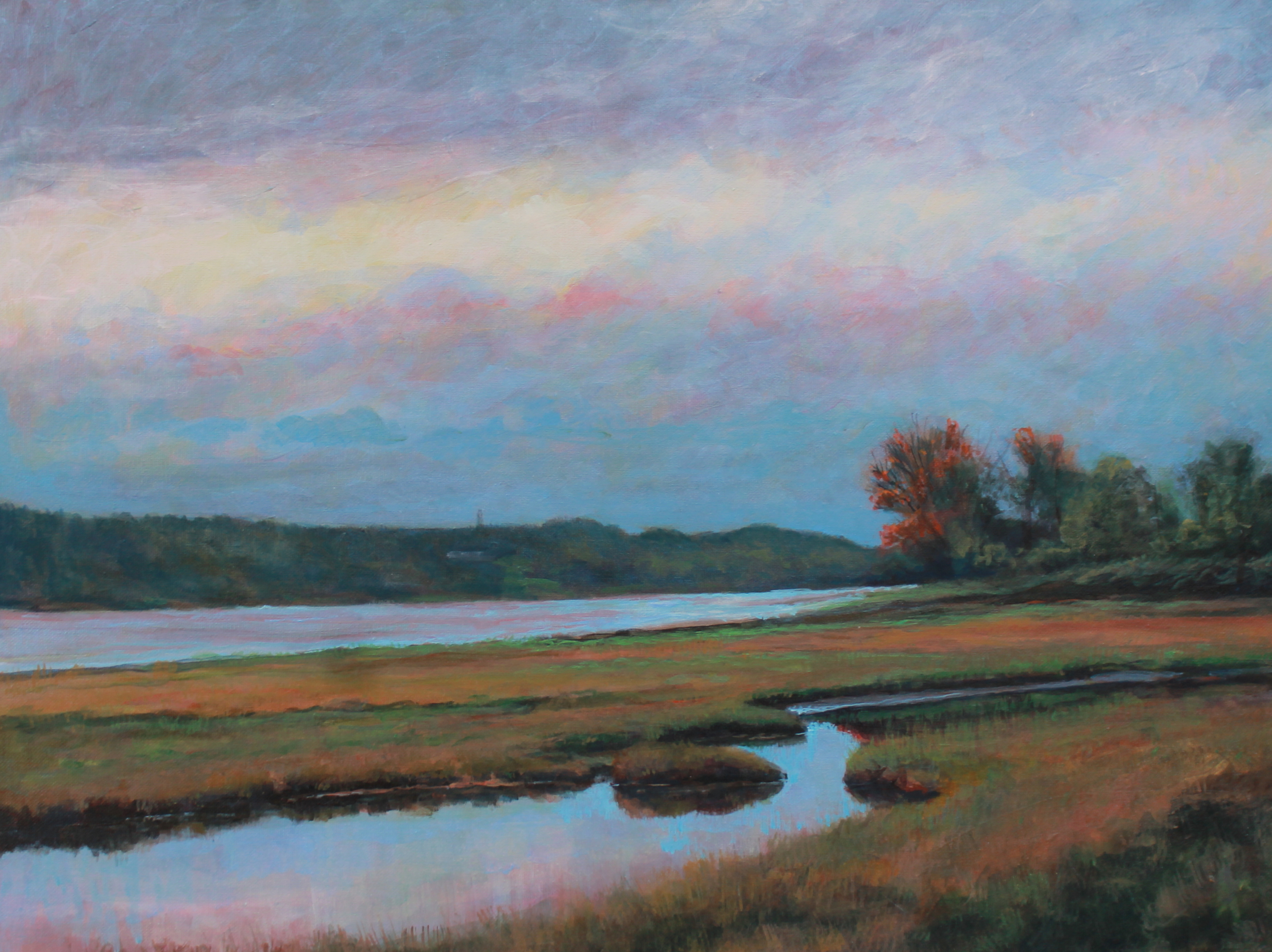 "Webhannet River at Dusk"