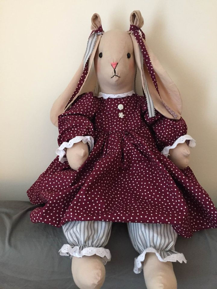 Custom Hand Stitched Bunny