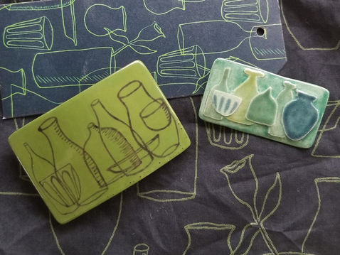 Let's do an hair clip and a brooch