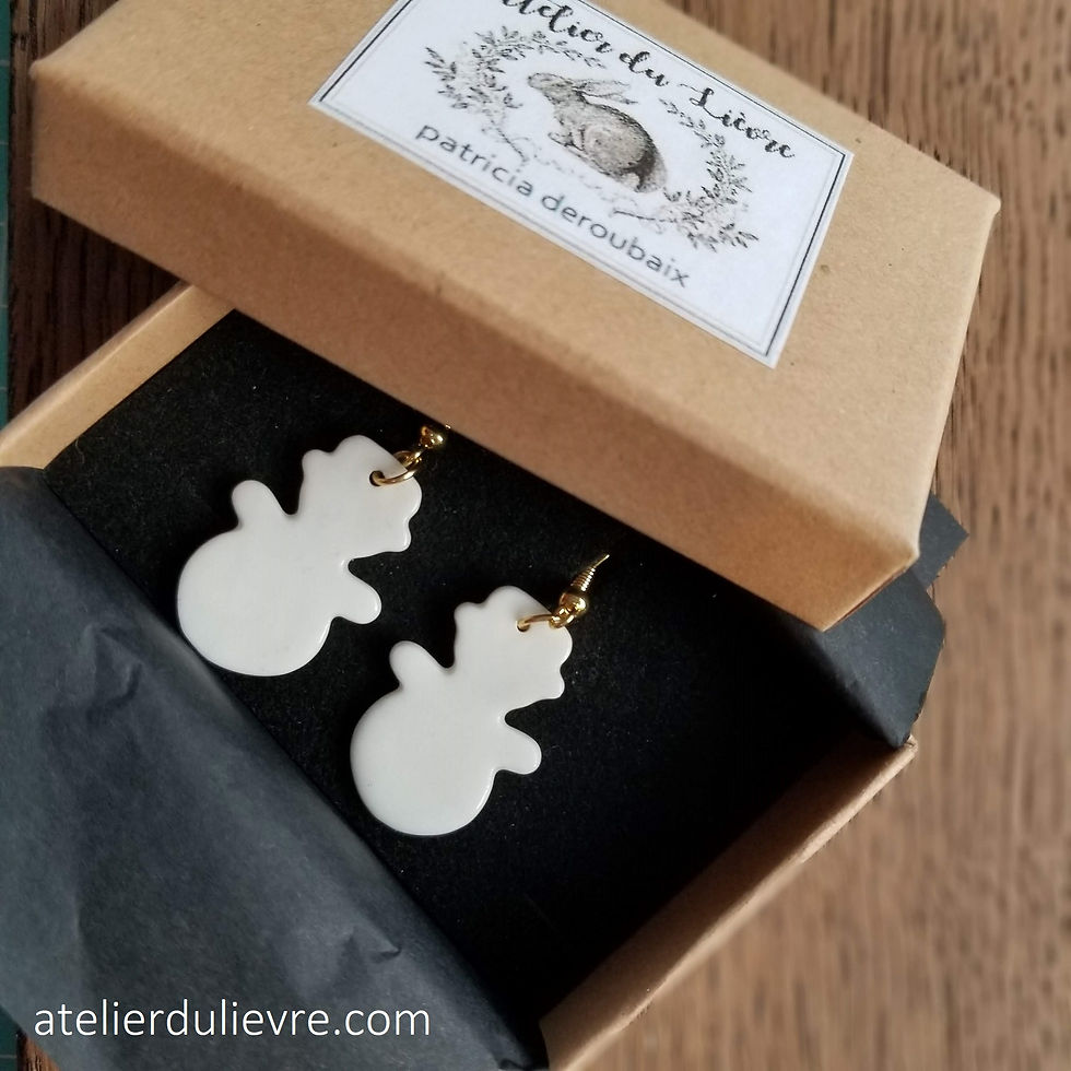 Thumbnail: Snowman earrings