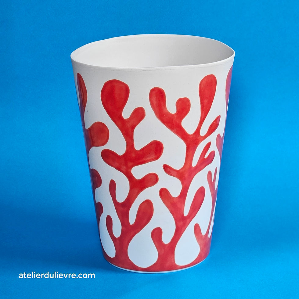 Miniature : Vase Matisse rouge
