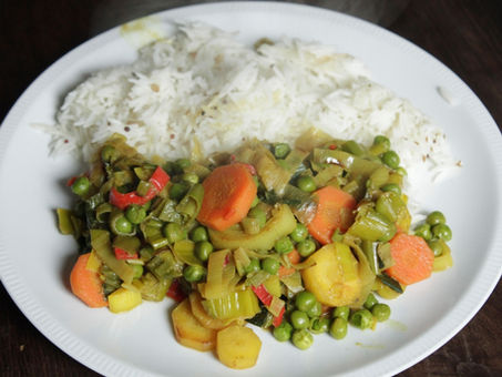 Curry indiano di verdura