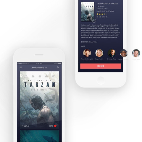 Movie listing - Concept