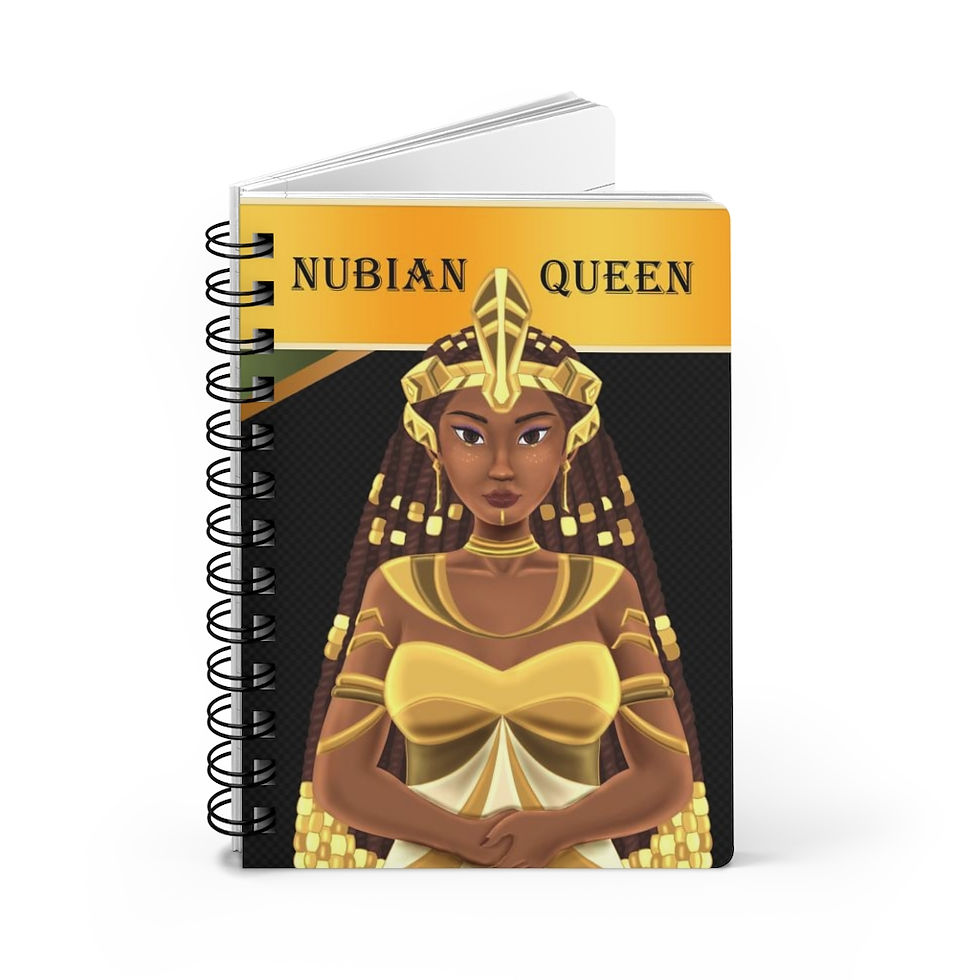 Thumbnail: Bold, Beautiful Nubian Queen Notebook/Journal