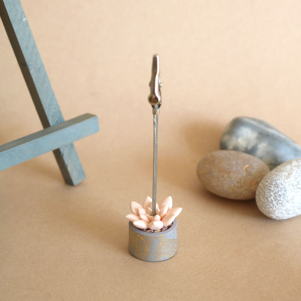 Thumbnail: Succulent Pot Photo & Memo Holders