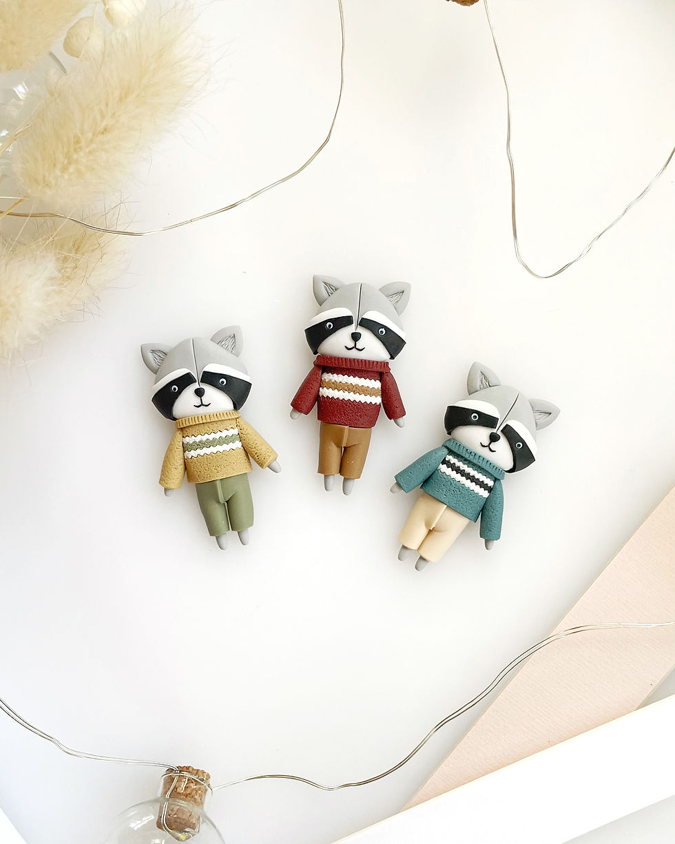 Thumbnail: Raccoon brooches