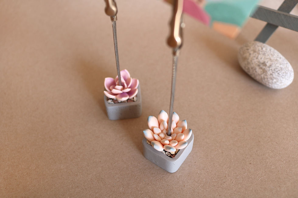 Thumbnail: Succulent Pot Photo & Memo Holders