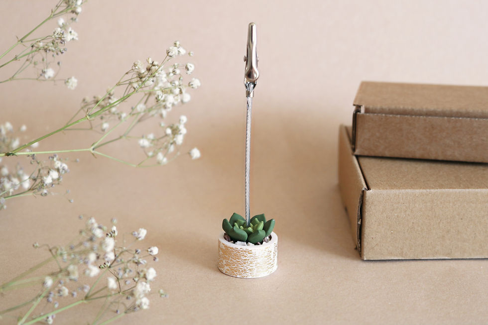 Thumbnail: Succulent Pot Photo & Memo Holders