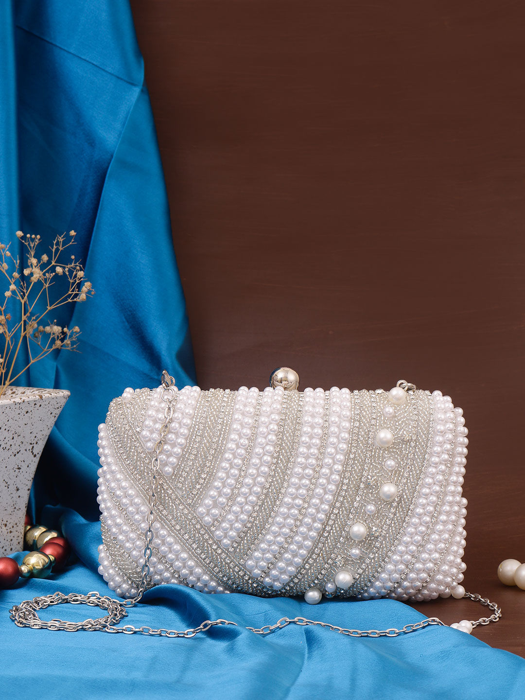 White Pearl work Clutch