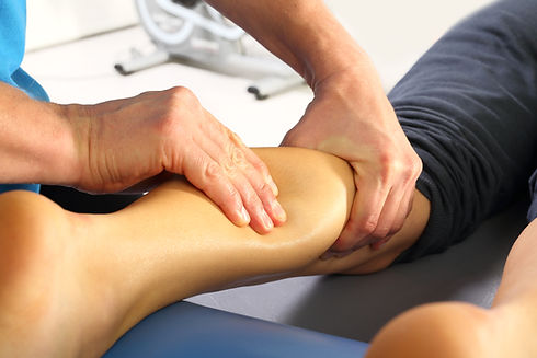 Massage and rehabilitation. Masseur mass