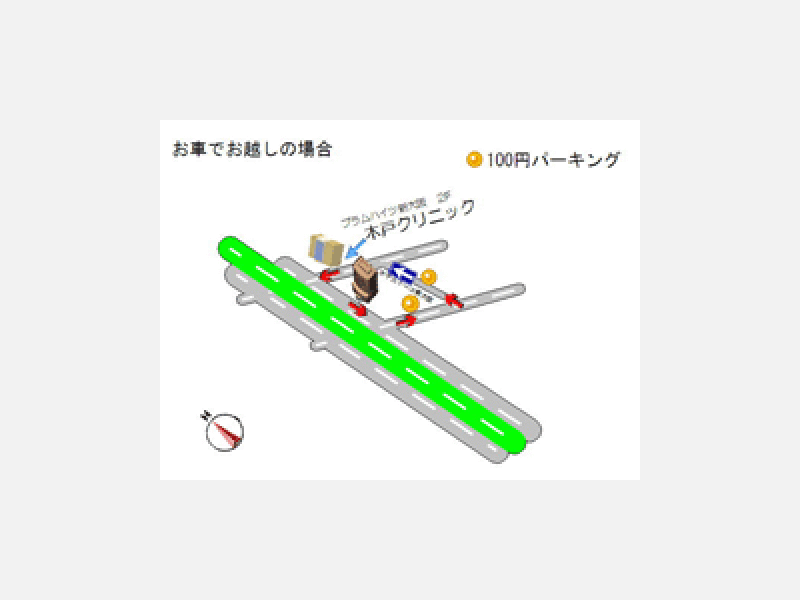 最寄のパーキングをご利用下さい