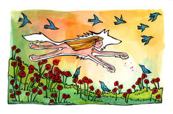 Tribute to Oz She-Wolf Dreamscape