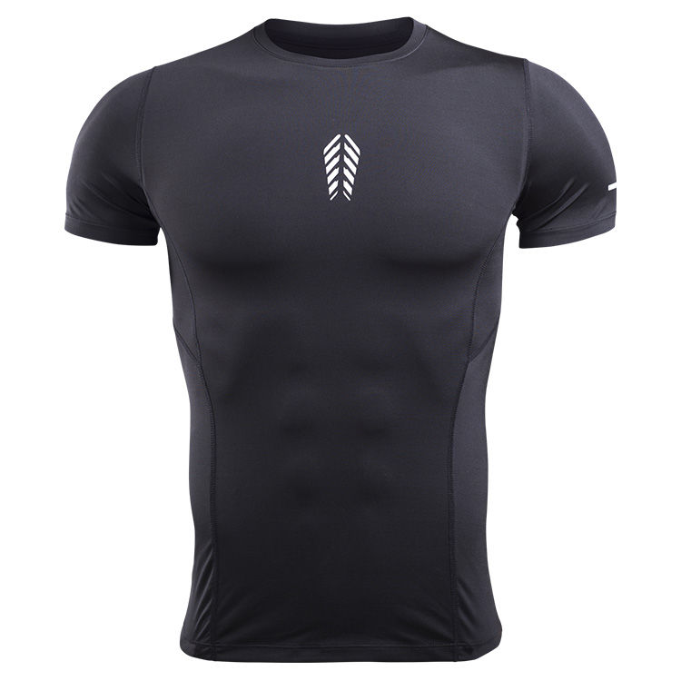Thumbnail: Custom Short Sleeve Sports Tops Seamless Dry Fit
