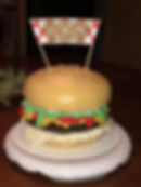 sept 2018 hamburger cake