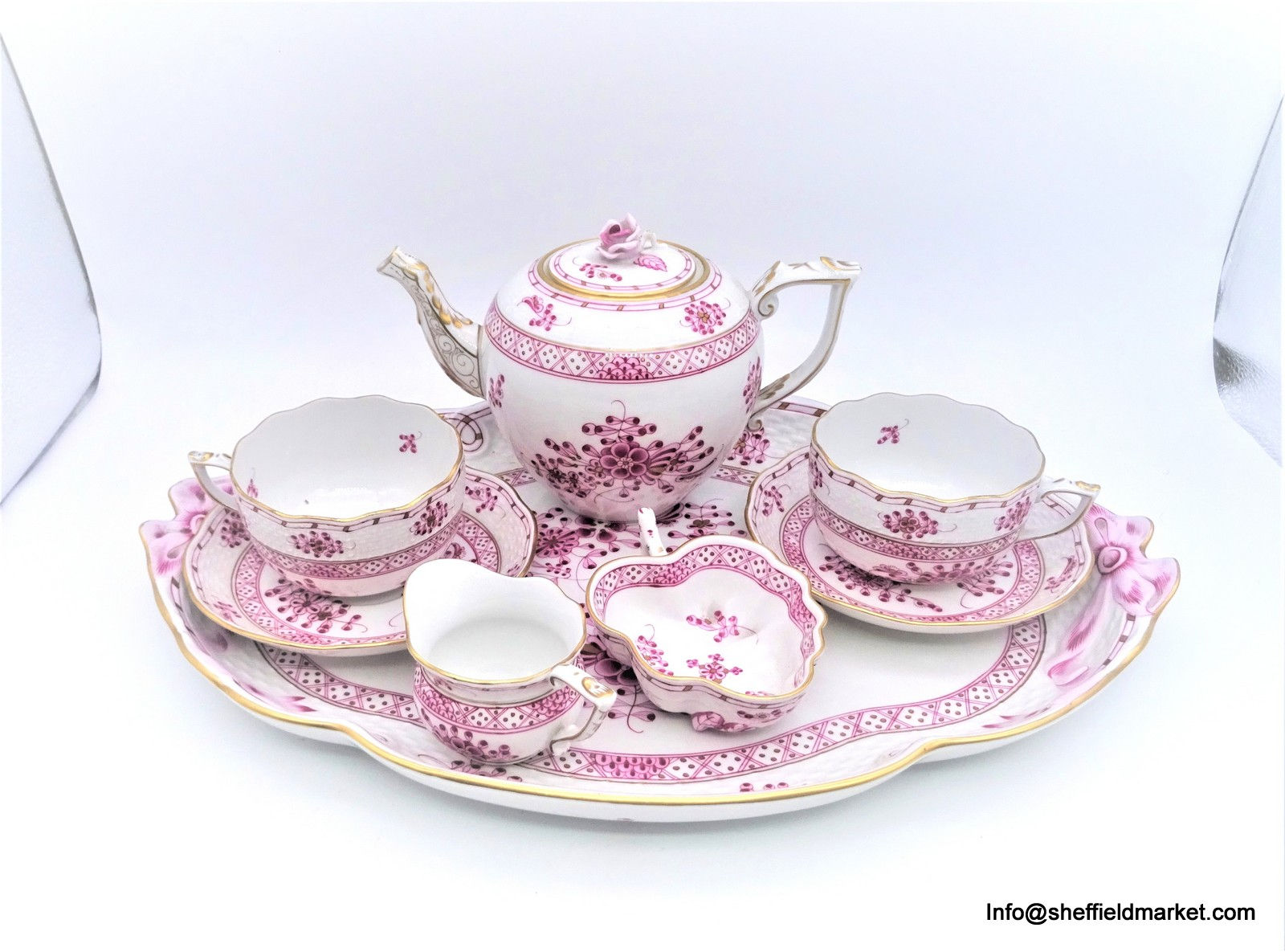 HEREND - чайный сервиз на 2 персоны