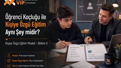 Öğrenci koçluğu ve kişiye özgü eğitim modeli ilişkisi