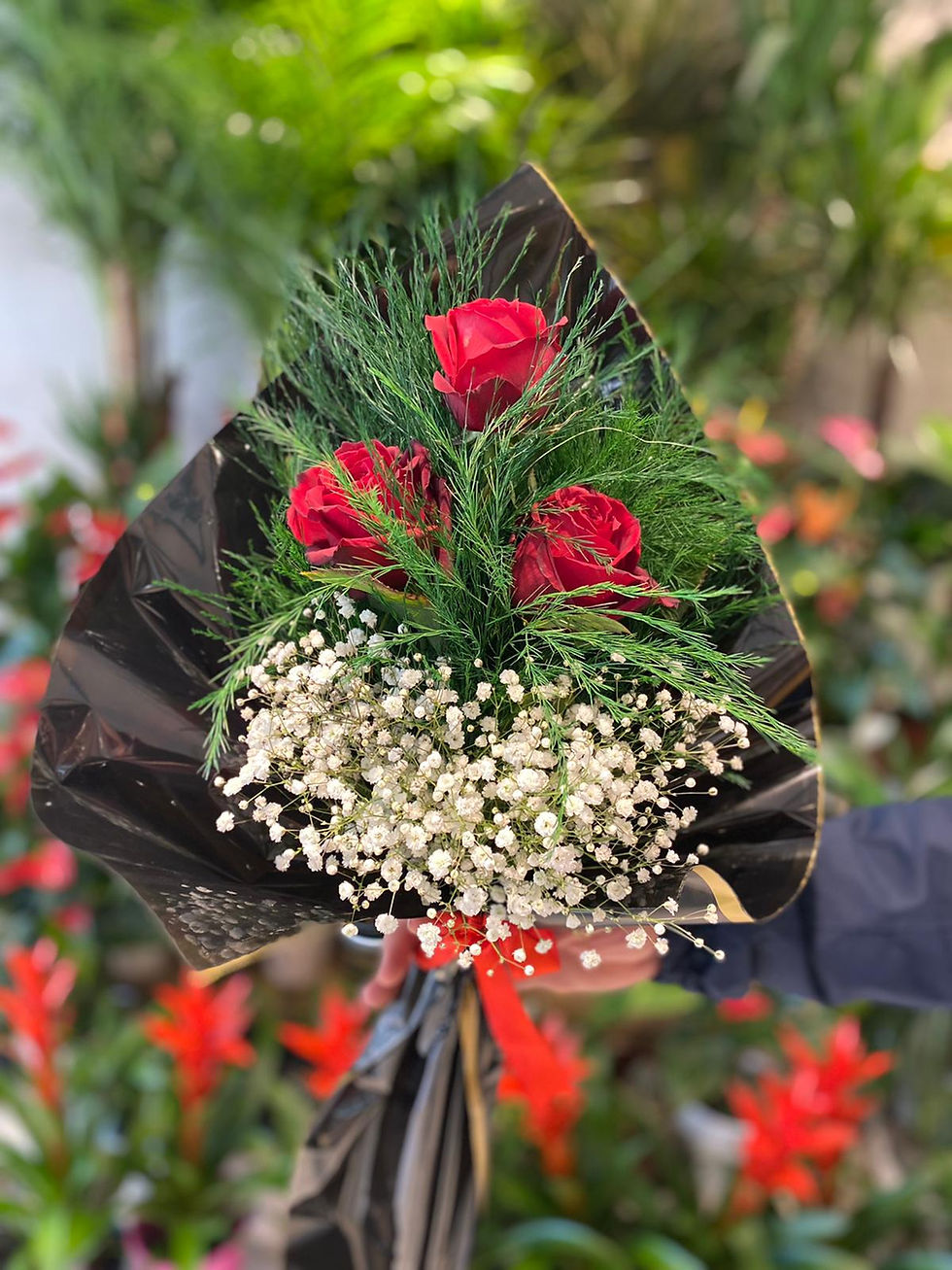 Küçük resim: 3 Adet Samuray Gül Buketi