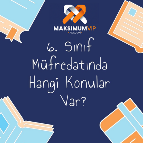 6.Sınıf Müfredatında Hangi Konular Var? 