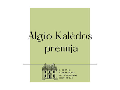 Kviečiame teikti kandidatus Algio Kalėdos premijai