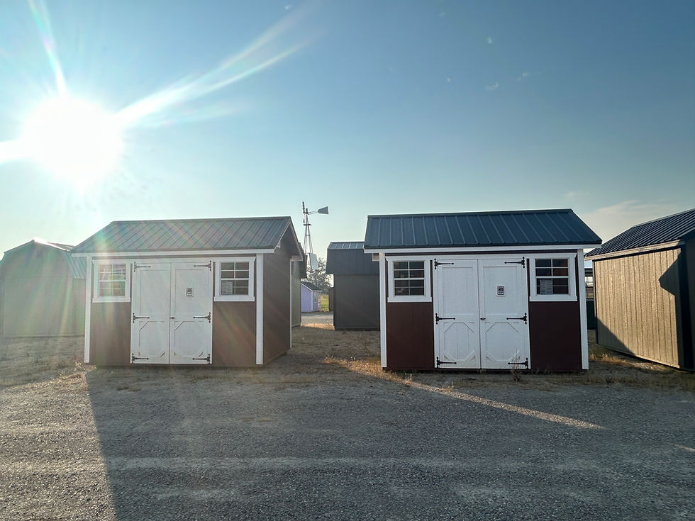 Miller Barns Custom Shed Twins