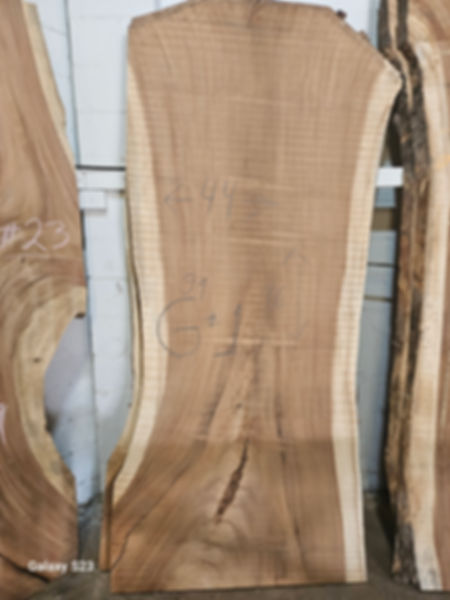 #36 Guanacaste Parota 96"x44"x2" Exotic Wood Slab