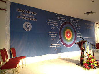 Adams Day Event, Full Colour Banner 