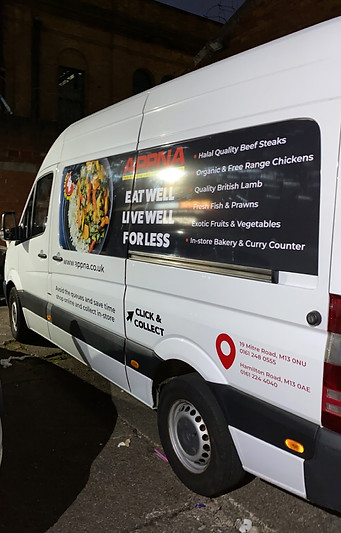 APNA Cash & Carry, Full Colour Vehicle Graphics