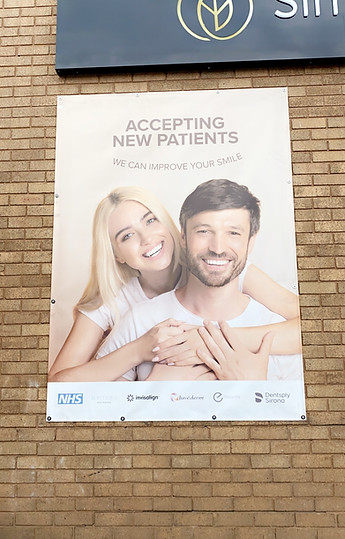 Smile Clinic Outdoor Promotion Banner