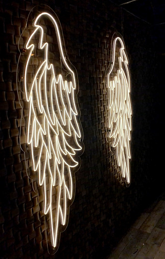 Blu Bar Wing NeonFlex Sign