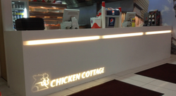 Chicken Cottage Illuminated Counter