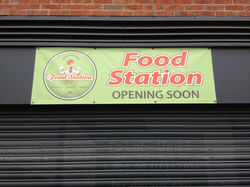 Food Station Opening Soon Banner
