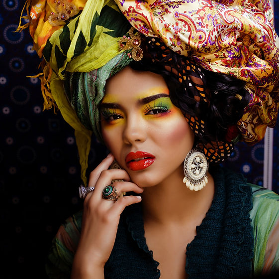 Model with Cuban Look