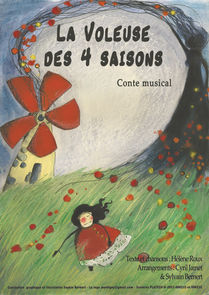 Duo Musical ~ une douce initiation au cycle des saisons en musique
Aidée par son ami le vent, Mélissa, une petite écolière malicieuse, s’en va braver une puissante
sorcière pour que le monde puisse retrouver la joie de voir pousser les fleurs et les plantes.
Sur scène, on pourra découvrir un kamishibai (petit théâtre ambulant japonais) et plein d’instruments
de musique : guitares, basse, percussions, flûtes...
