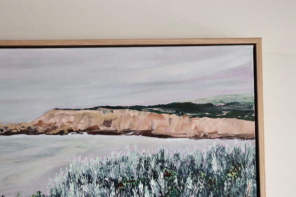Thumbnail: Down the coast Canvas Print