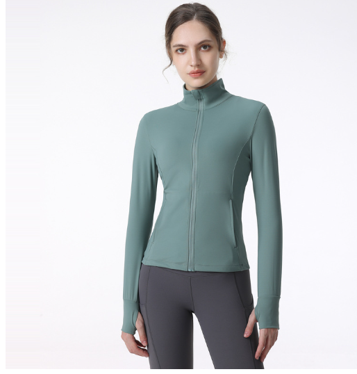 Miniatura: Women's Long Sleeve Zip Sports Jacket for Yoga & Running